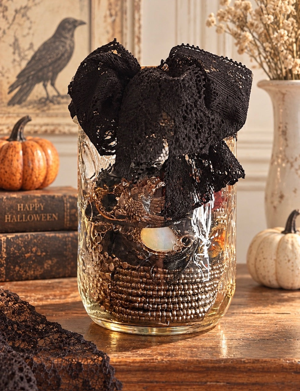 Large Goth Y2K Inspired Mystery Jewelry Jar