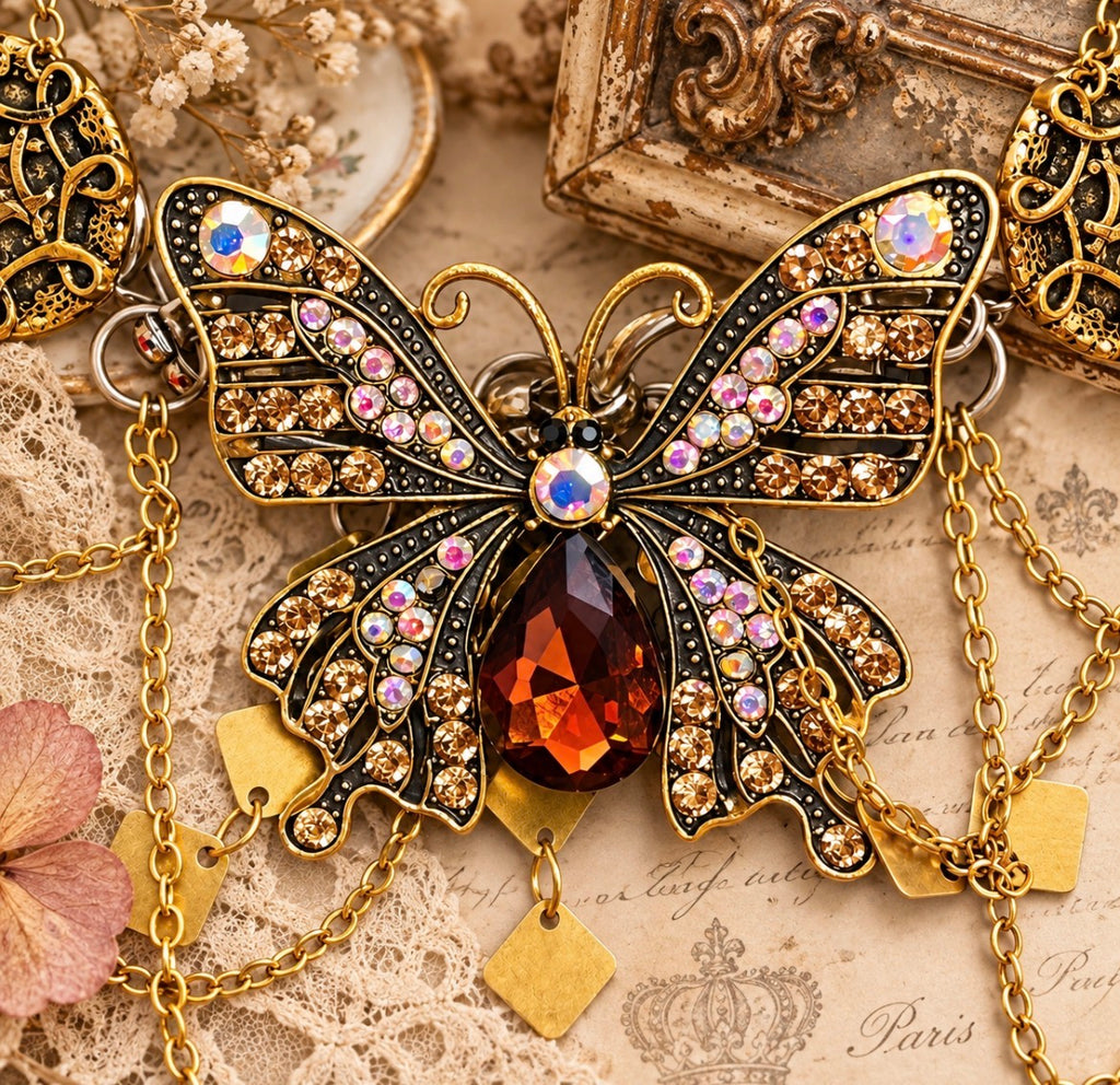 Large Butterfly Lover Mystery Jewelry Jar